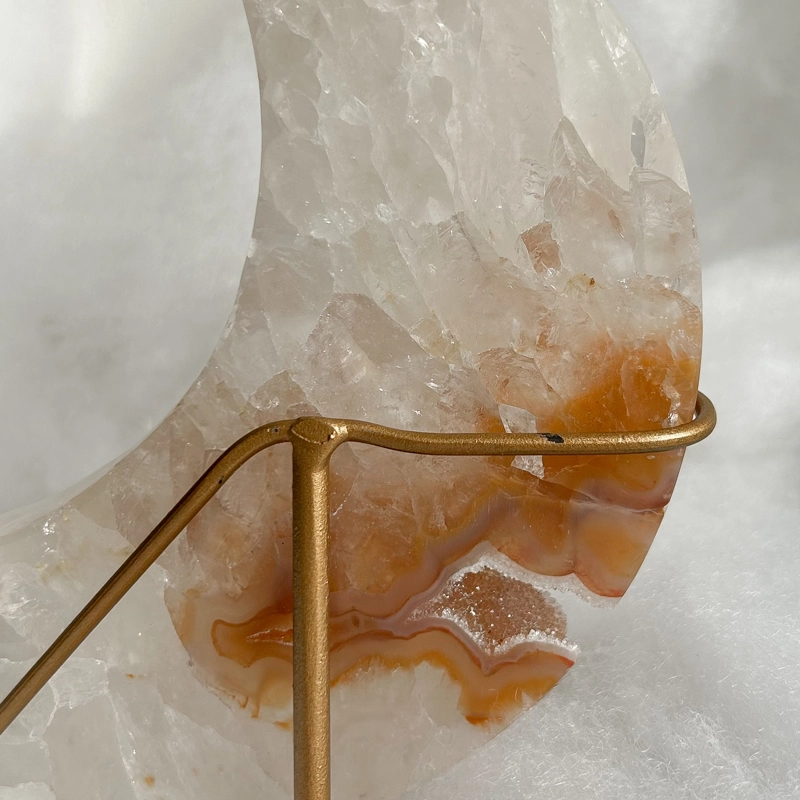 mezzaluna in Quarzo e Golden Healer